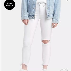 NWT Levi's 721 Ankle high rise skinny jeans
